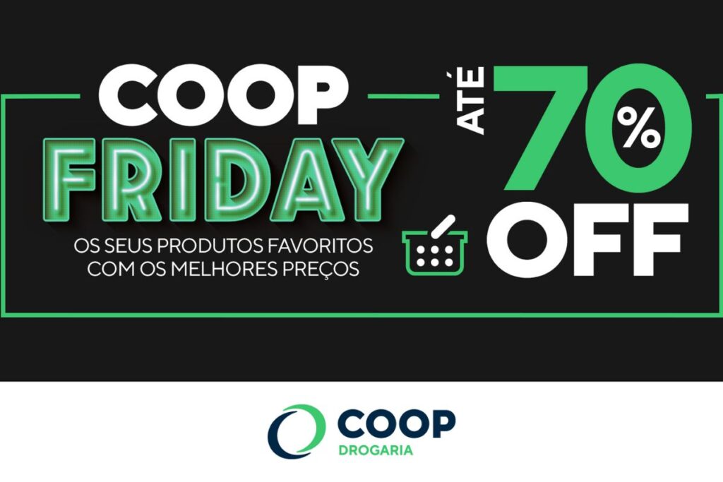 COOP realiza ação promocional para o período da Black Friday