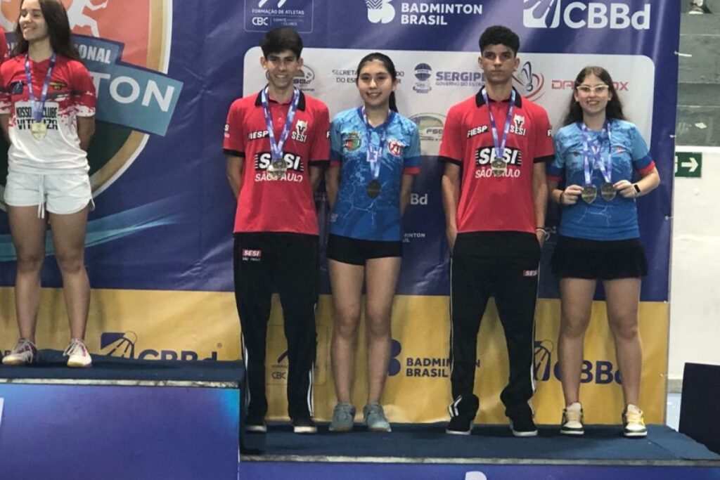Equipe de São Caetano ganha medalhas no Campeonato Brasileiro de Badminton 2 Equipe de São Caetano ganha medalhas no Campeonato Brasileiro de Badminton