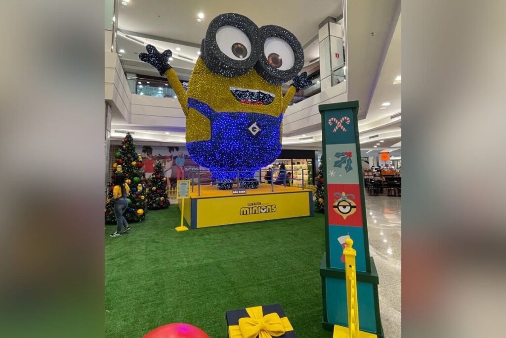 Mundo mágico dos Minions recheia o Natal no Shopping ABC 1 Mundo mágico dos Minions recheia o Natal no Shopping ABC