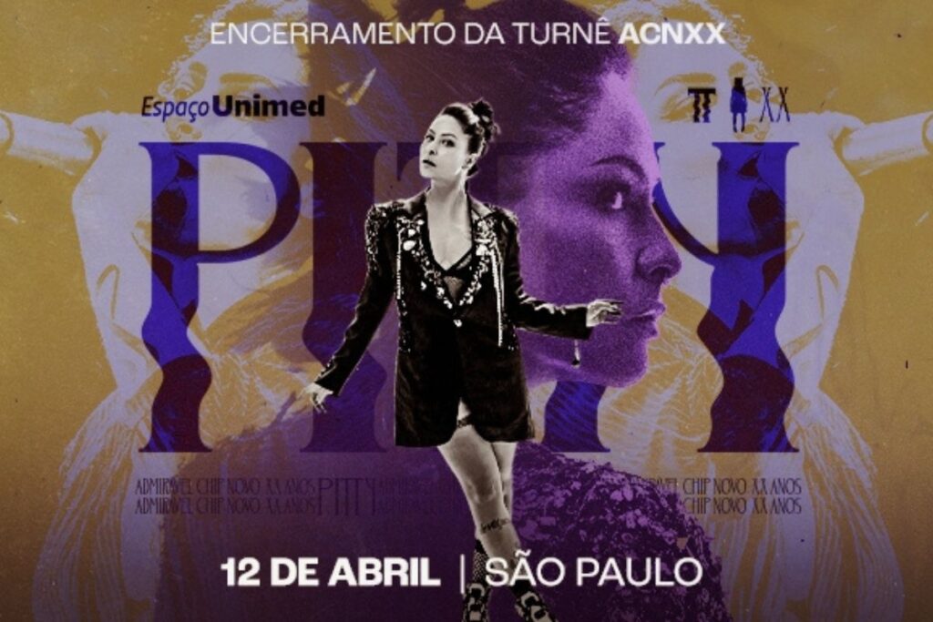 Pitty encerra turnê ACNXX no Espaço Unimed em São Paulo no dia 12 de abril de 2024