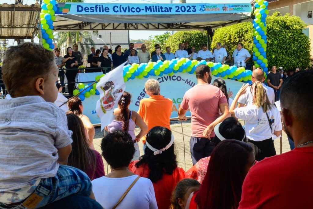 São Bernardo celebra 75 anos do Riacho Grande com Desfile Cívico-Militar