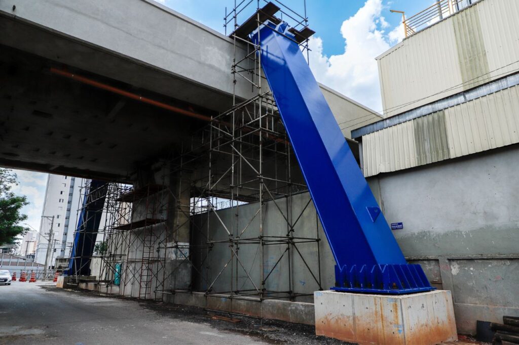 Em obras, Viaduto Independência, em São Caetano, ficará interditado entre 31 de janeiro e 25 de fevereiro