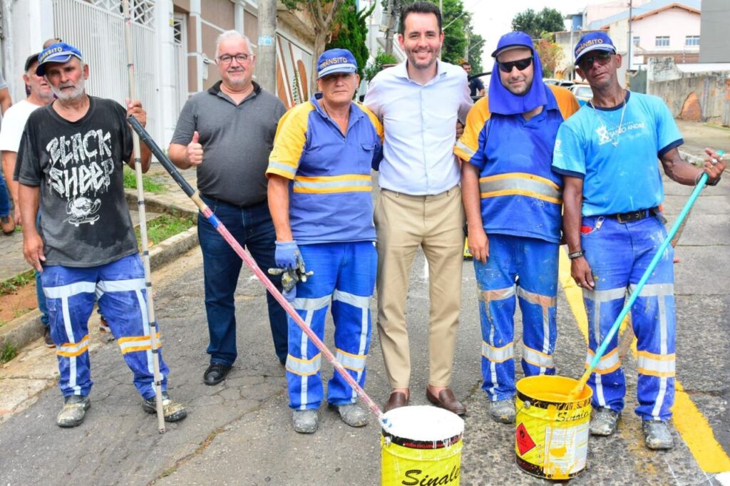 Santo André avança com o programa Rua Nova pelo bairro Campestre