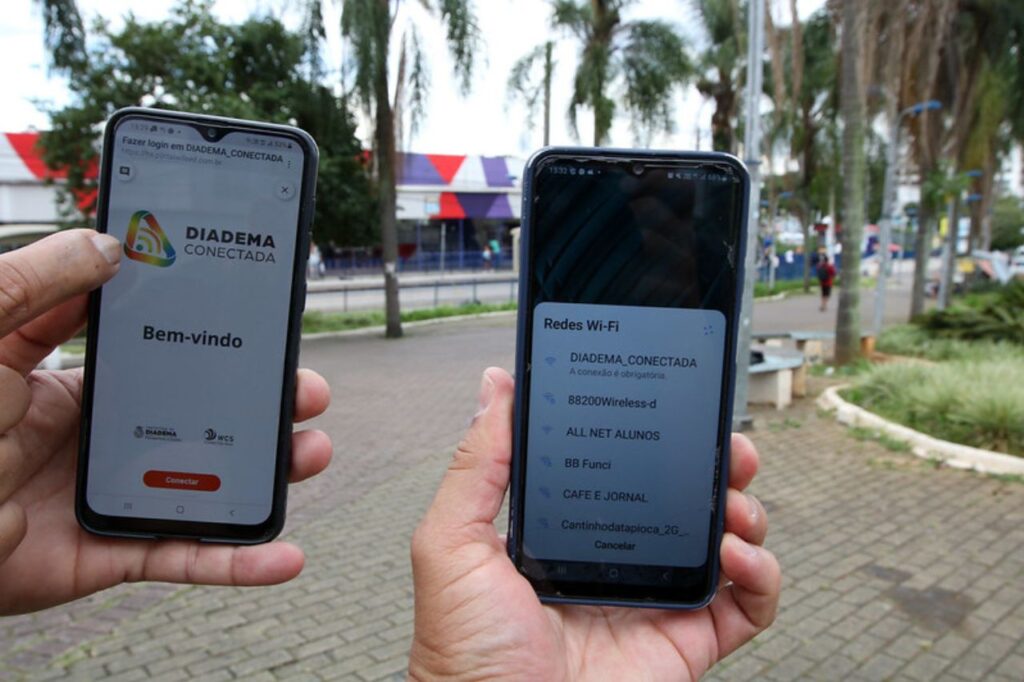 Resumo de Notícias ABC Agora - 03/01/2024 4 Wi-fi livre e gratuita de Diadema já teve mais de 572 mil acessos