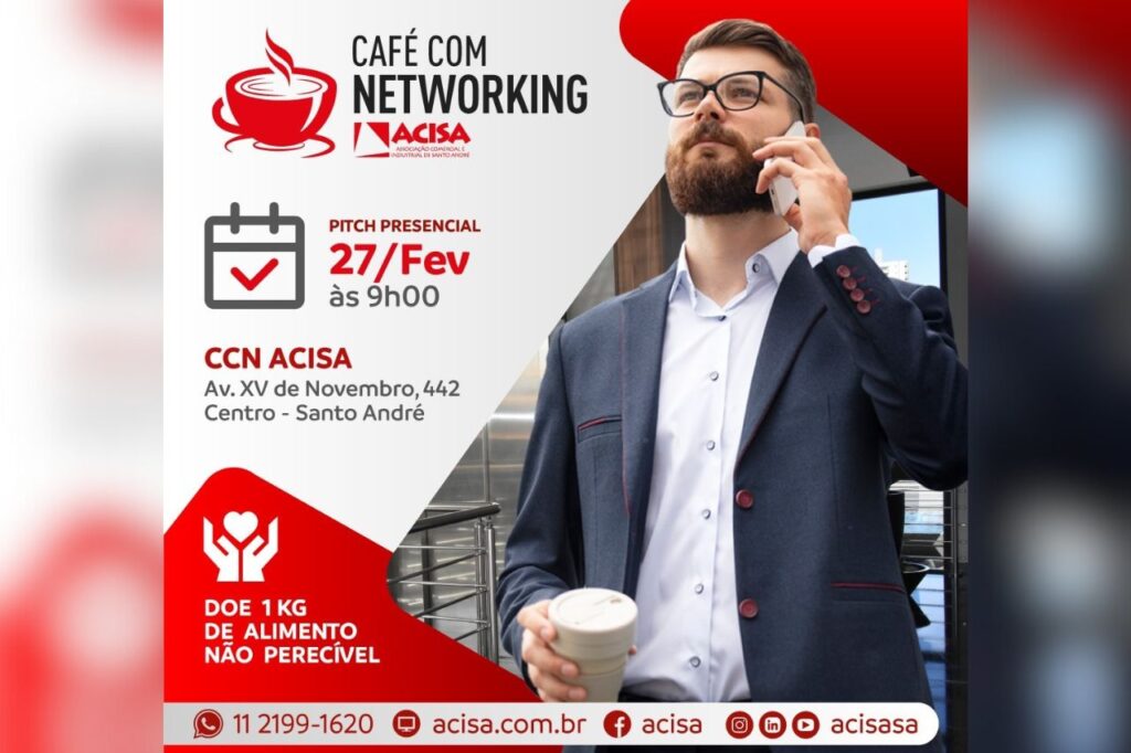 ACISA promove 1ª edição de 2024 do Café com Networking