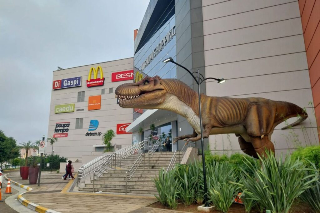 Jurassic Atrium Shopping: uma viagem espetacular à Era dos Dinossauros