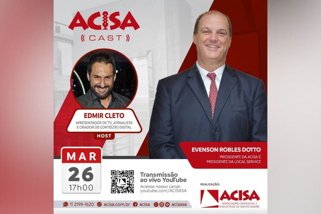 Novo presidente da ACISA apresenta as novidades de sua gestão em podcast