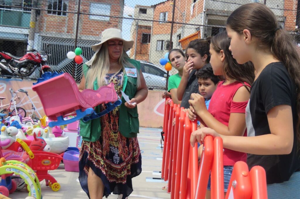 Doações nos ecopontos de Santo André beneficiam crianças do Jardim Alzira Franco