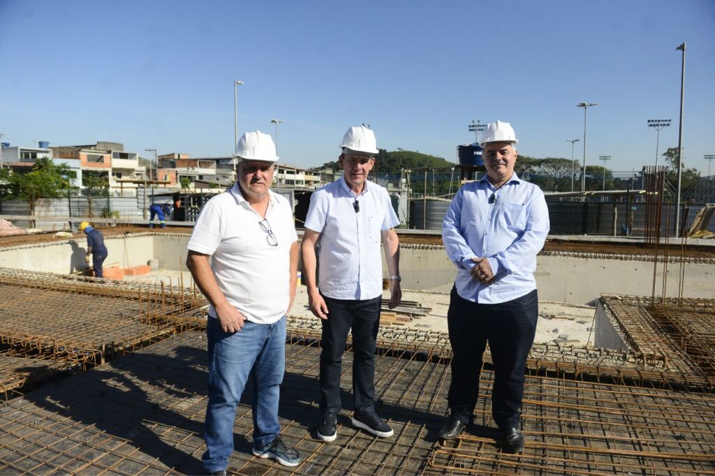 Futuro Complexo Aquático do Batistini tem um terço de obras executadas
