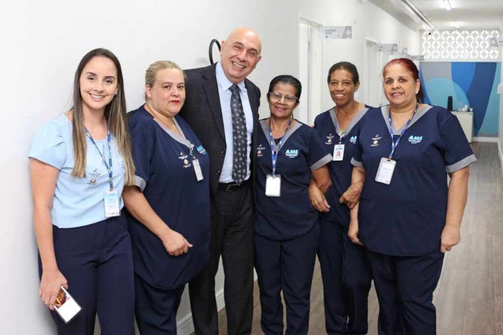 Presidente da Fundação do ABC visita AME Mauá e destaca avanços na unidade 1 Presidente da Fundação do ABC visita AME Mauá e destaca avanços na unidade