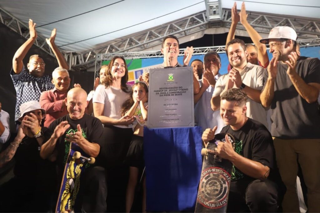 Santo André inaugura parque na Vila Valparaíso com moderna pista de skate