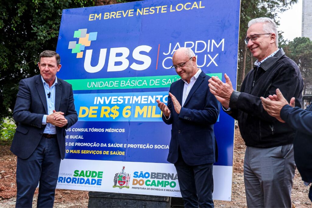 UBS Jardim Calux em São Bernardo tem ordem de serviço assinada e será entregue em dezembro 1 UBS Jardim Calux em São Bernardo tem ordem de serviço assinada e será entregue em dezembro