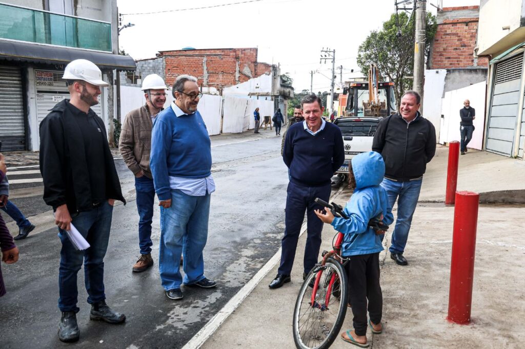 Em São Bernardo, obras de urbanização do Serro Azul entram na fase final 1 Em São Bernardo, obras de urbanização do Serro Azul entram na fase final