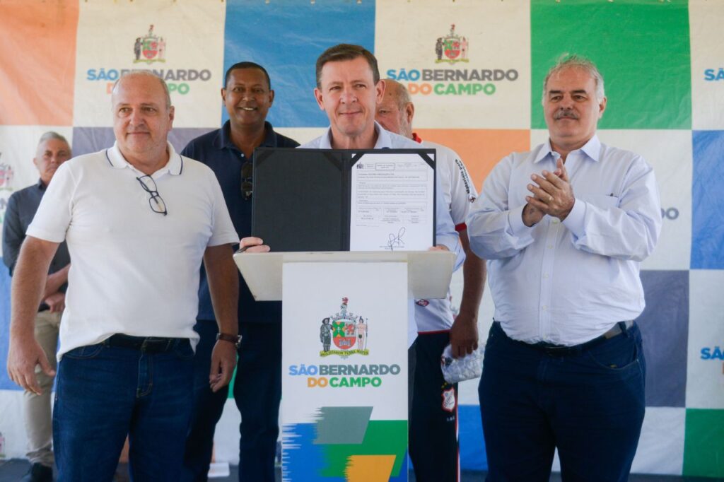 Em São Bernardo, revitalização do campo da Paulicéia recebe aporte de R$ 2,7 milhões 1 Em São Bernardo, revitalização do campo da Paulicéia recebe aporte de R$ 2,7 milhões