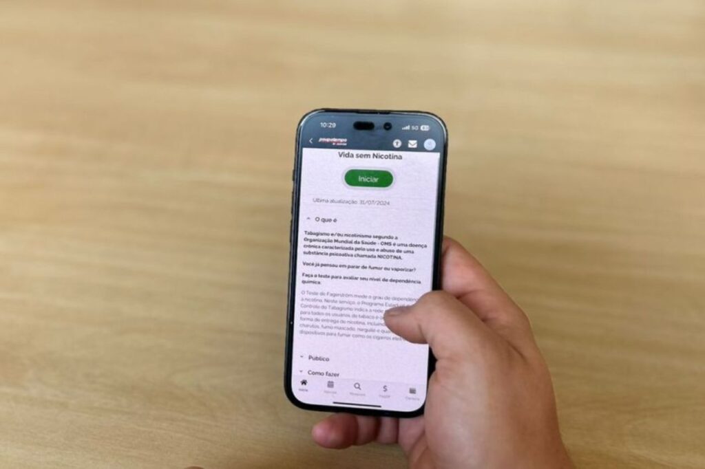 Quer parar de fumar? SP amplia serviços digitais com novo recurso no app do Poupatempo 1 Quer parar de fumar SP amplia serviços digitais com novo recurso no app do Poupatempo