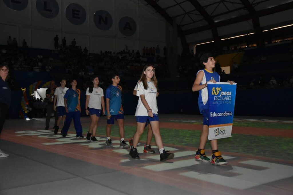 Santo André celebra o esporte e a juventude dando início aos Jogos Escolares 2024 3 Santo André inicia disputa dos Jogos Escolares de 2024